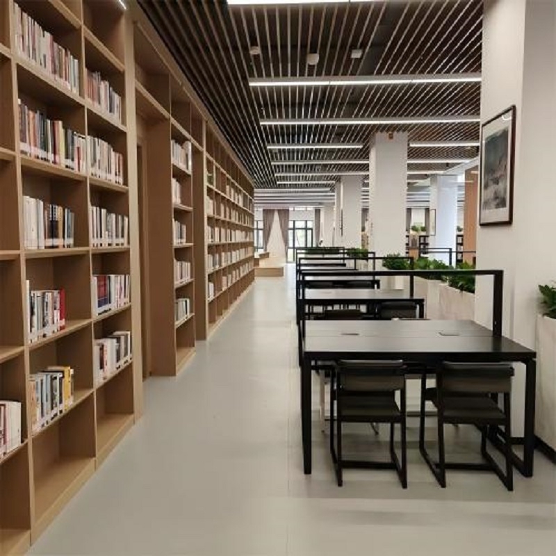 博盛塑胶地板图书馆石塑地板